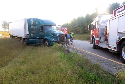 Semi Truck Crash on U.S. Route 30