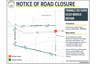 mansfield-north-trimble-road-closure