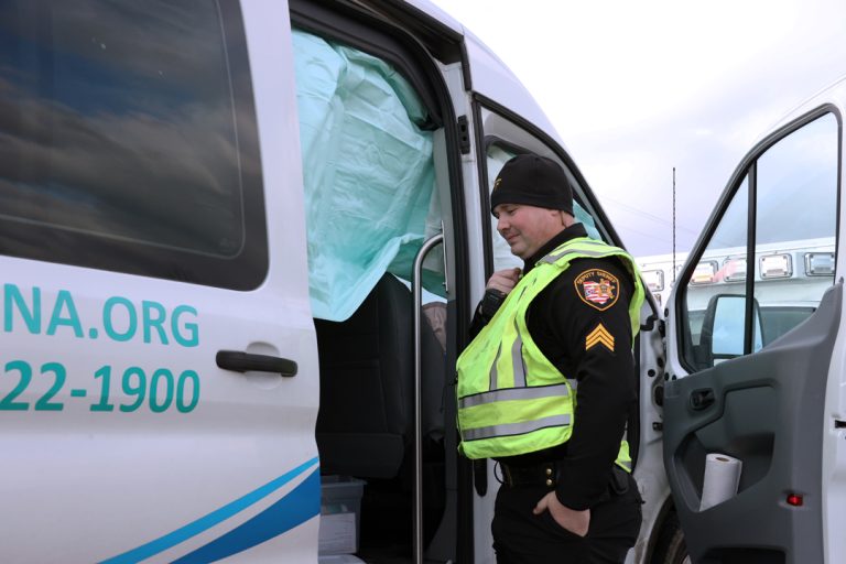 Deer Versus Van Accident