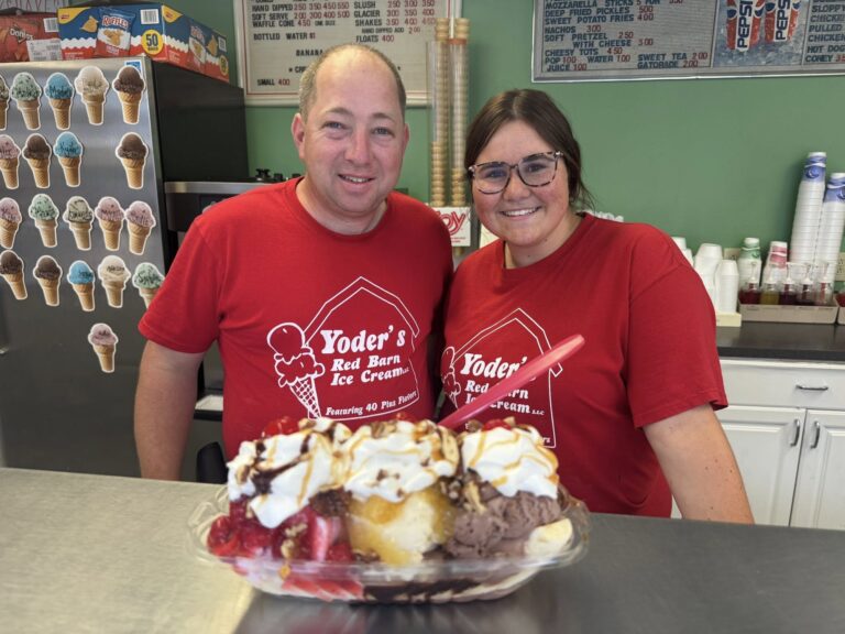 Ashland Celebrates National Banana Split Day at Yoder’s Red Barn Ice Cream