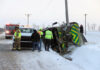 ODOT Plow Truck Rollover on State Route 511