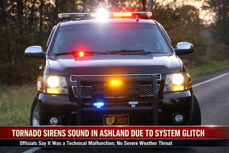 Emergency Tornado Sirens Sound Across Ashland Due to System Glitch, Officials Say