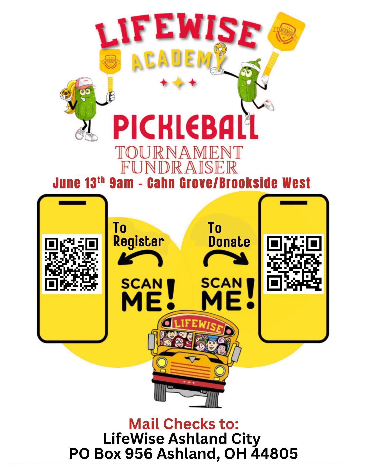 Get Ready for the 2nd Annual LifeWise Pickleball Fundraiser - Ashland County Pictures