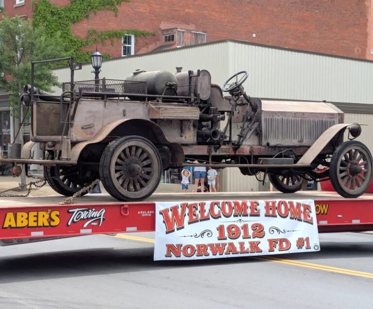 Ashland Business Helps Bring Historic Norwalk Fire Engine Home