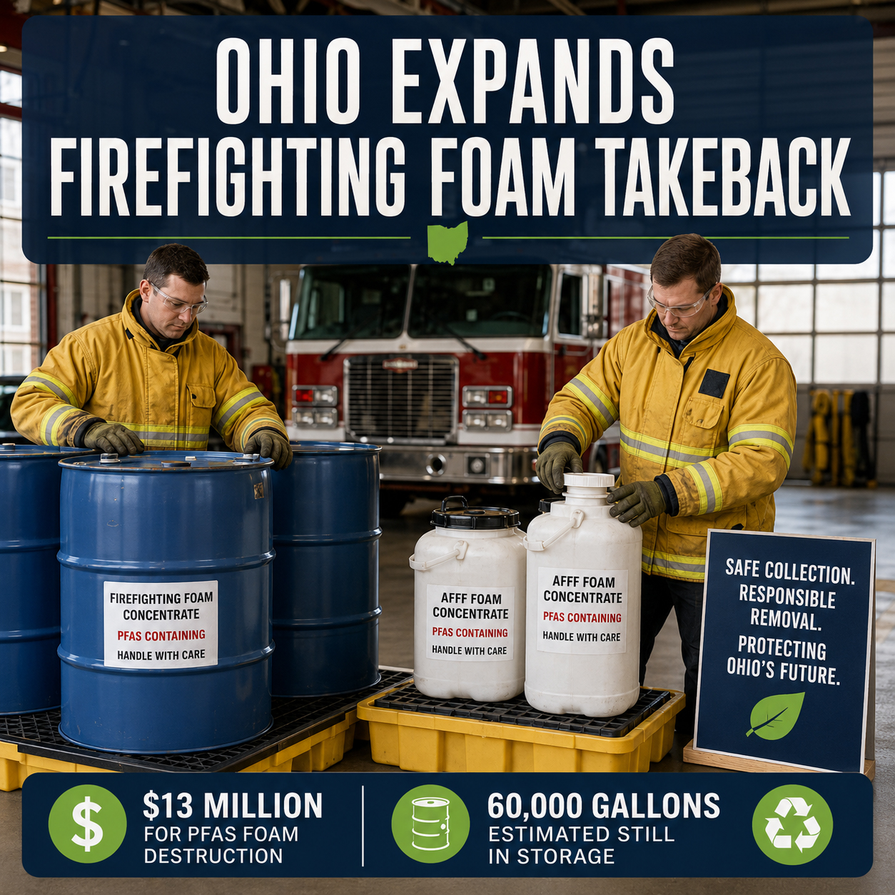 Governor DeWine Announces Expansion of Firefighting Foam Takeback Program - Ashland County Pictures