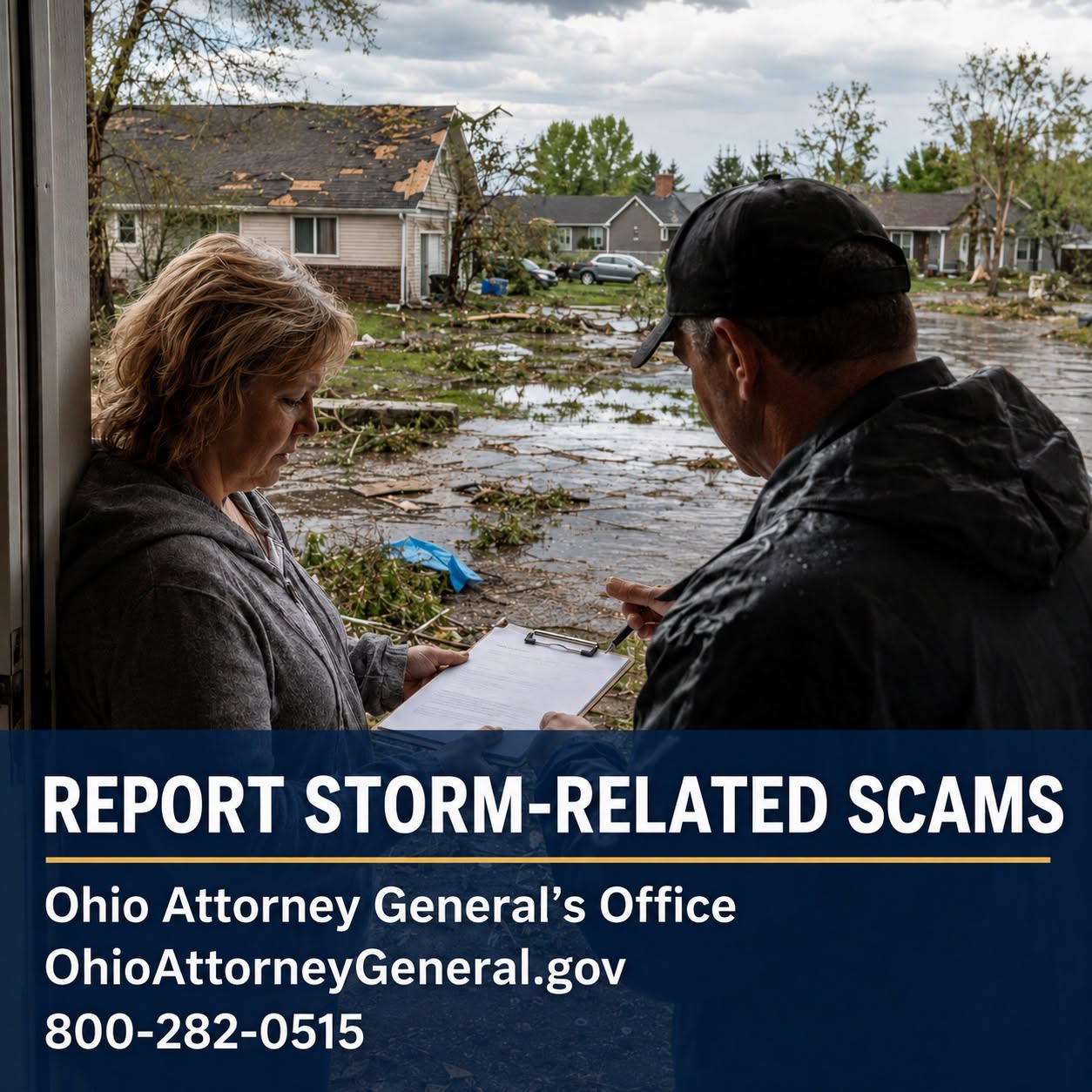 Ohio Attorney General warns residents about storm-related scams - Ashland County Pictures