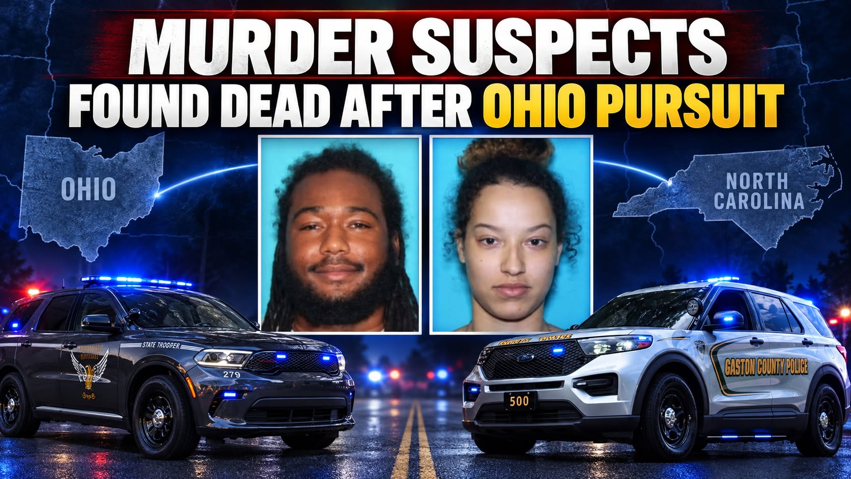 Two North Carolina Murder Suspects Found Dead After Multi-County Pursuit in Southeast Ohio - Ashland County Pictures