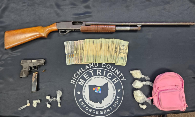 Firearm Discovery Leads to Drug Seizure at Mansfield Residence - Ashland County Pictures