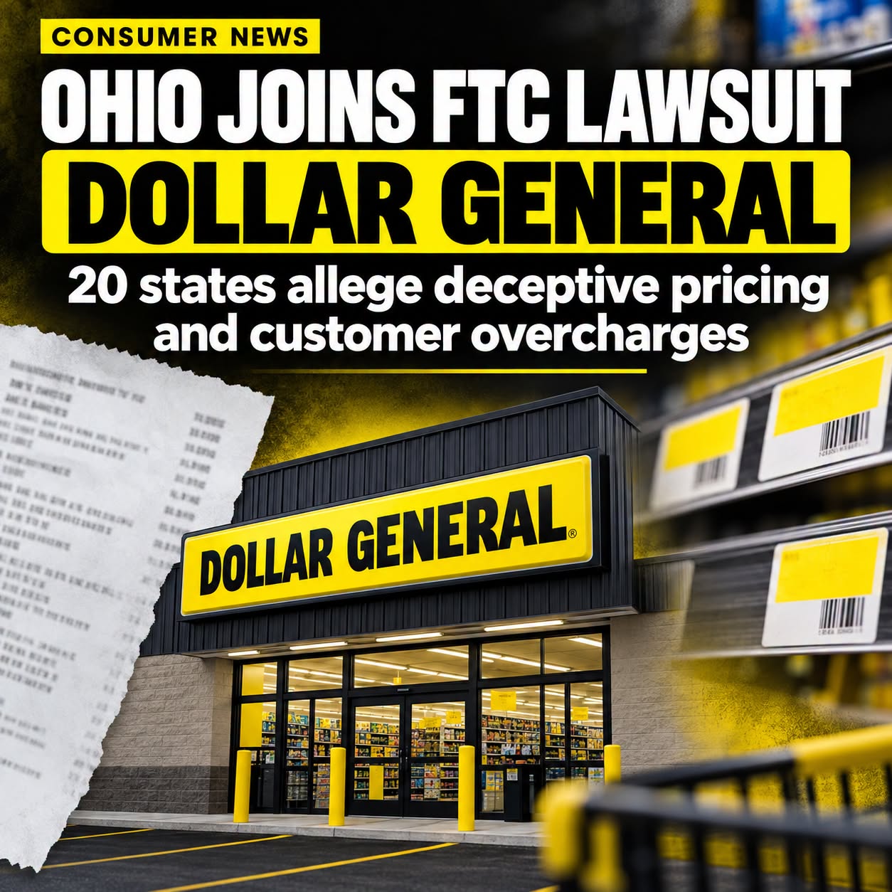 Ohio Joins FTC, 19 Other States in Lawsuit Accusing Dollar General of Overcharging Shoppers - Ashland County Pictures