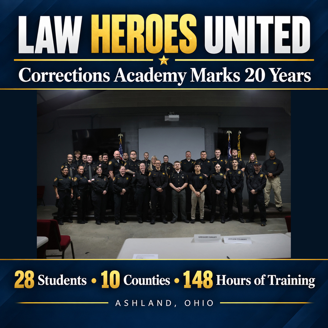 Law Heroes United Corrections Academy Marks 20 Years With 28-Student Class - Ashland County Pictures